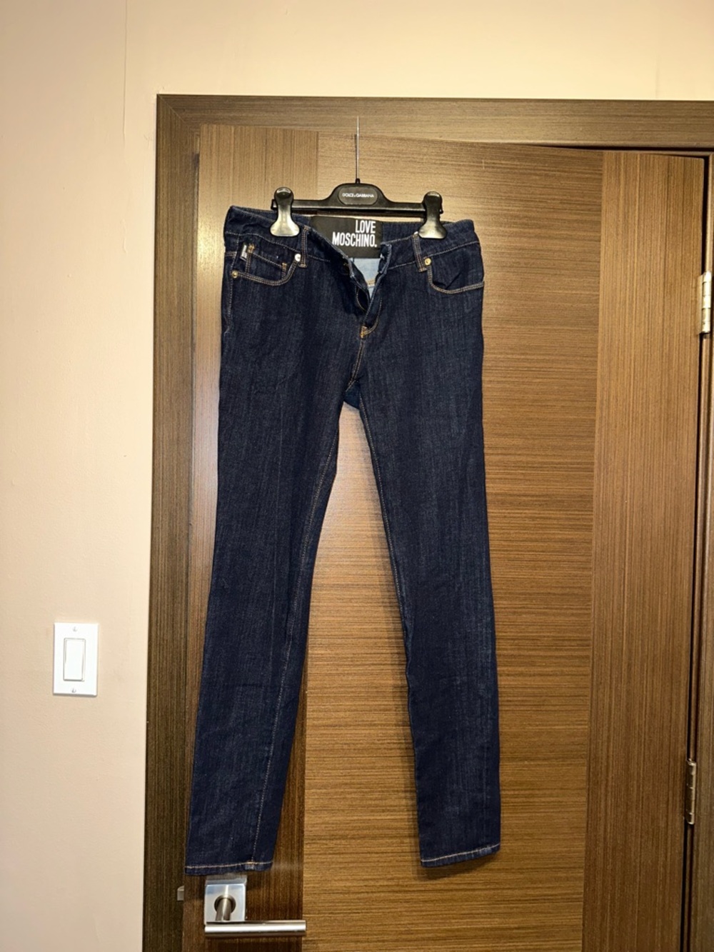 Love Moschino Women's Dark Blue Slim Jeans size 27